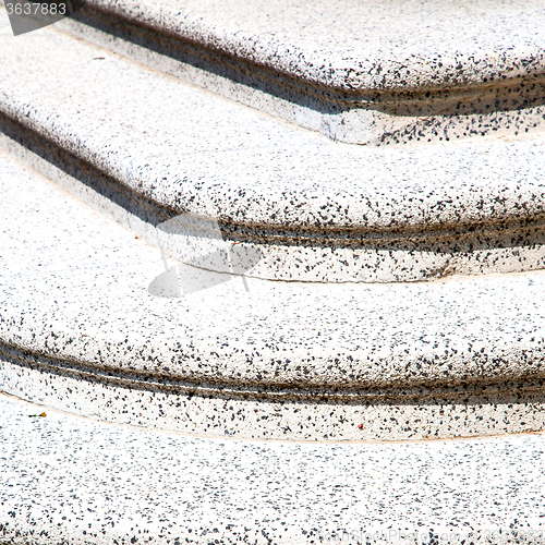 Image of abstract step   brick in  italy old wall and texture material th