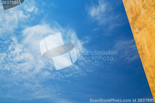 Image of in the sky of world cloudy wall