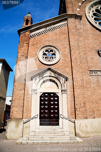 Image of building old architecture in italy europe       and  