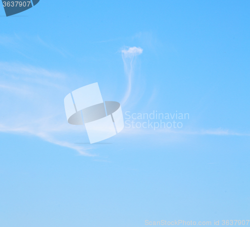 Image of in the sky of italy europe cloudy fluffy cloudscape