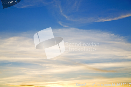 Image of   in the  sky white soft  and abstract background