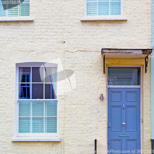 Image of notting   hill  area  in london england old suburban and antique