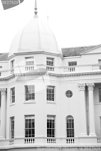 Image of old architecture in england london europe wall and history