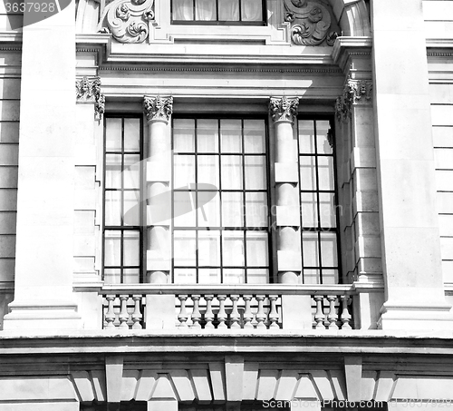 Image of old architecture in england london europe wall and history