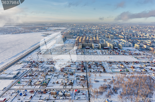 Image of Residential district on Fedyuninska street. Tyumen