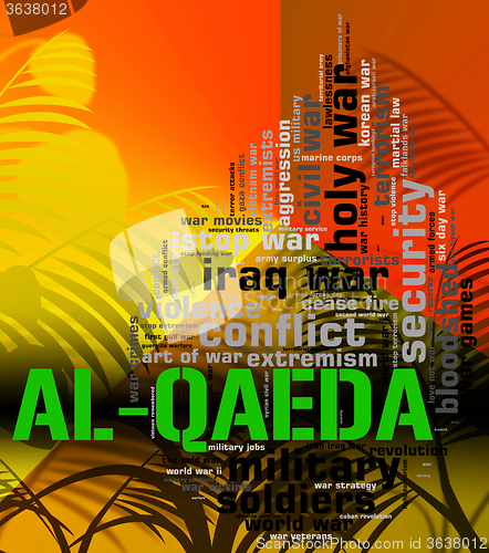 Image of Al-Qaeda Word Represents Freedom Fighters And Anarchist