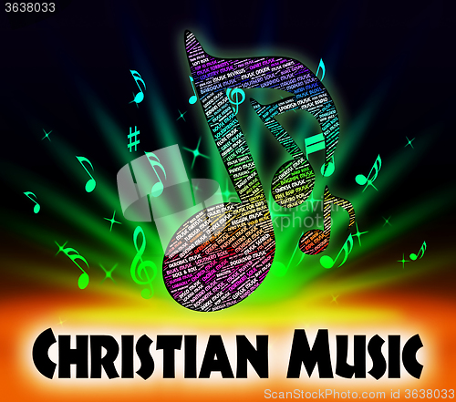 Image of Christian Music Represents Sound Track And Acoustic