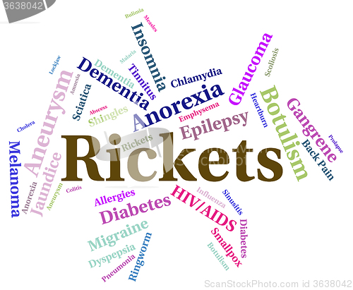 Image of Rickets Illness Shows Defective Mineralization And Attack