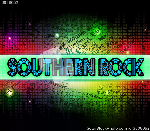 Image of Southern Rock Indicates Country Music And Harmonies