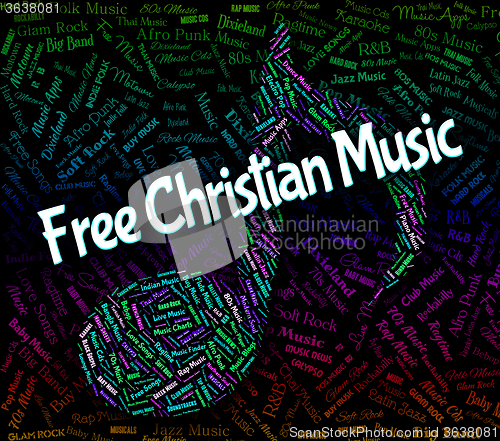 Image of Free Christian Music Indicates Sound Track And Audio