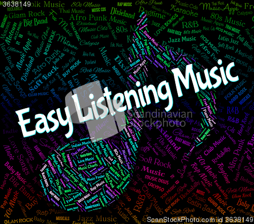 Image of Easy Listening Music Shows Big Band And Audio