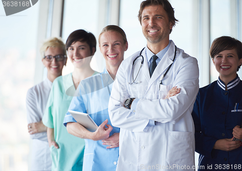 Image of group of medical staff at hospital