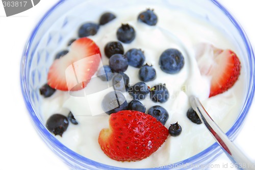 Image of Yogurt and berries