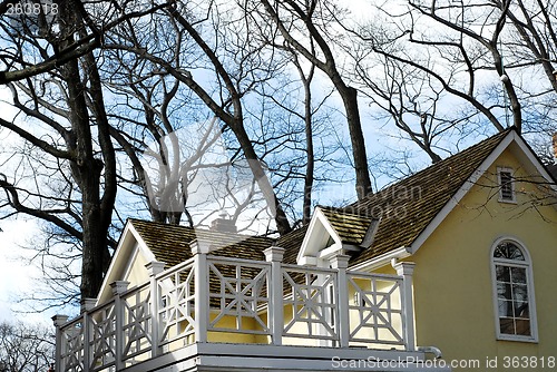 Image of House home balcony