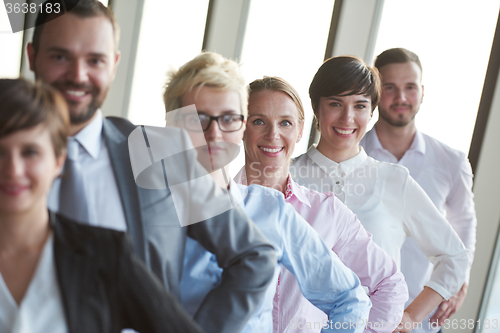 Image of diverse business people group