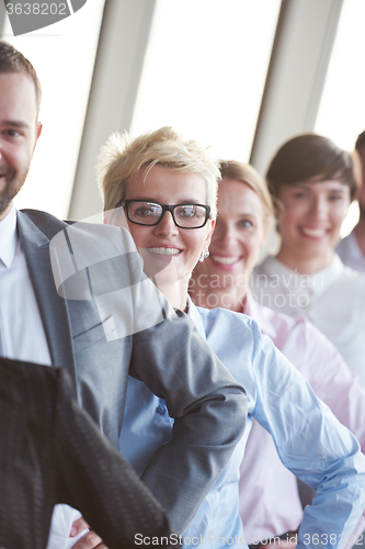 Image of diverse business people group