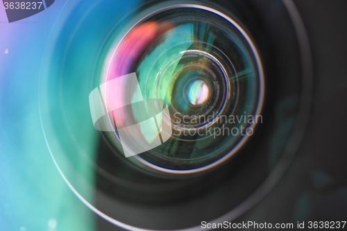 Image of objective lens background