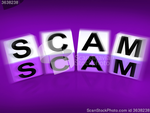 Image of Scam Displays Fraud Scheme to Rip-off or Deceive