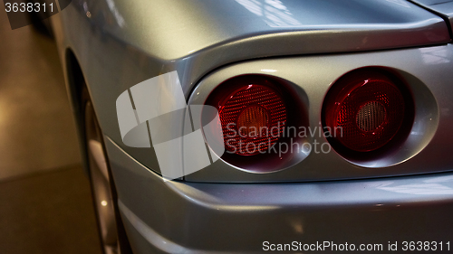 Image of Closeup of the tail light