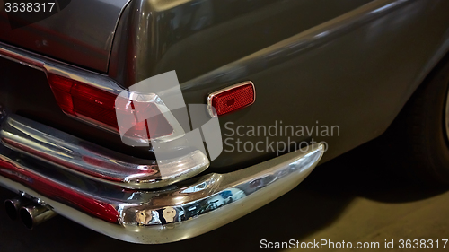 Image of Closeup of the tail light