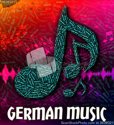 Image of German Music Indicates Sound Tracks And Deutsche