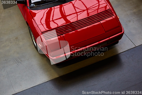 Image of Detail of classic car. 