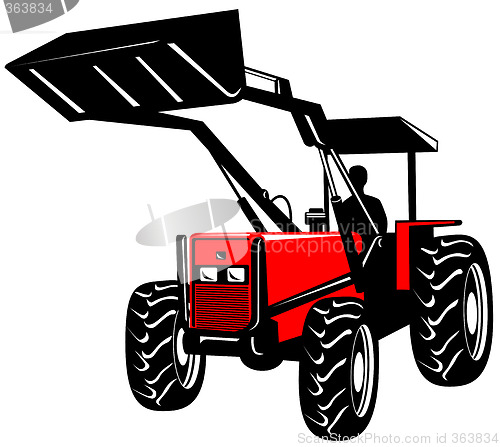 Image of Front loader tractor