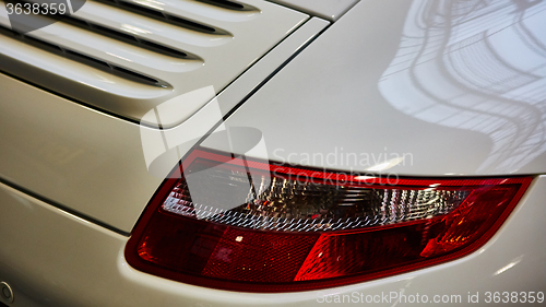 Image of Closeup of the tail light