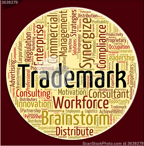 Image of Trademark Word Means Proprietary Name And Emblem