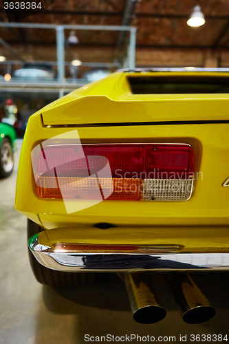 Image of Closeup of the tail light