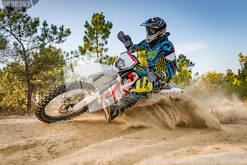 Image of Enduro bike rider