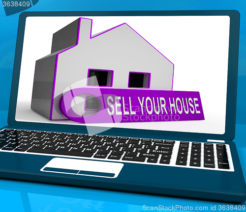 Image of Sell Your House Home Laptop Means Property Available To Buyers