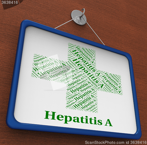 Image of Hepatitis A Shows Ill Health And Affliction
