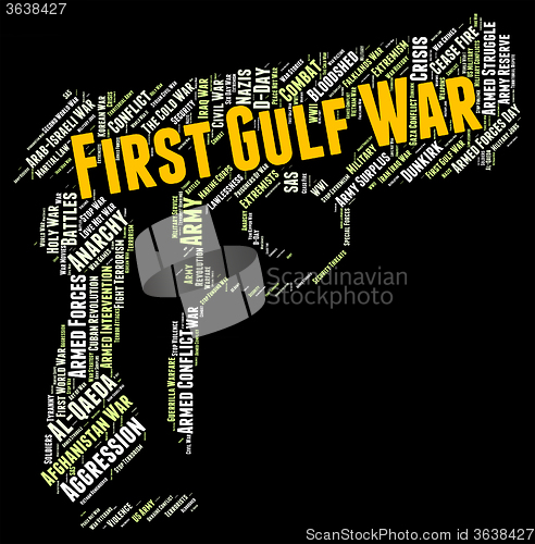 Image of First Gulf War Shows Operation Desert Shield And Clash