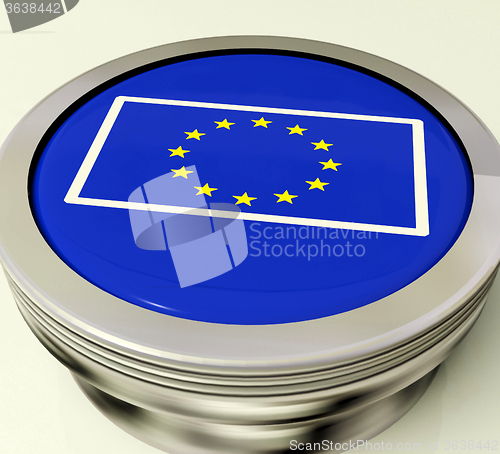 Image of European Union Flag Switch Shows Government Of Europe