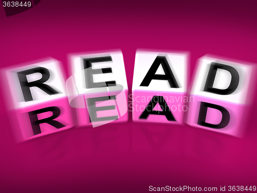 Image of Read Blocks Displays Reading Learning and Studying