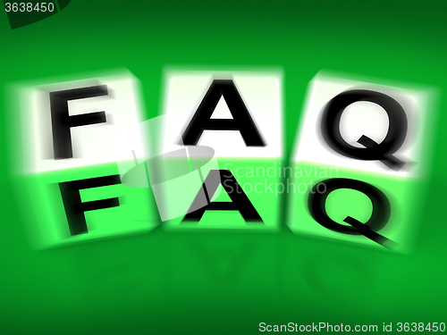 Image of Faq Blocks Displays Question Answer Information and Advice