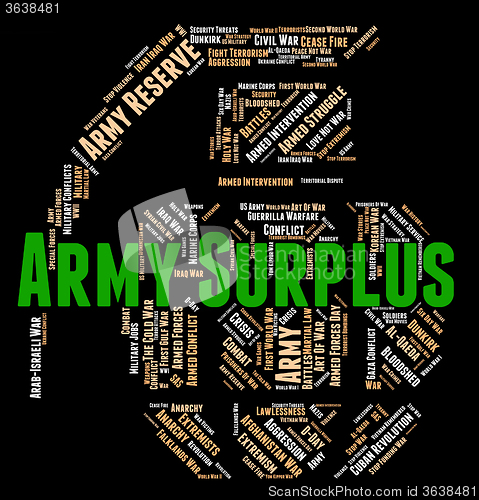 Image of Army Surplus Shows Defense Forces And Armed