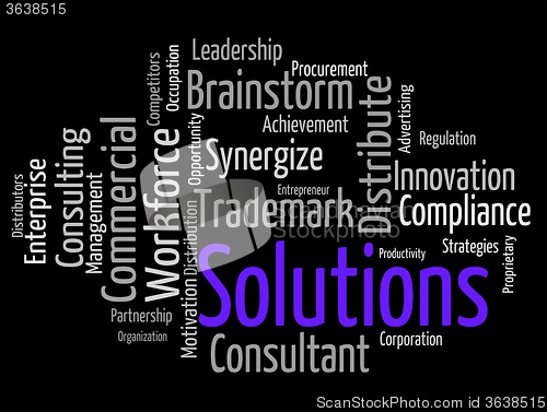 Image of Solutions Word Shows Wordclouds Wordcloud And Solving