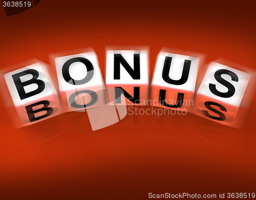 Image of Bonus Blocks Displays Promotional Gratuity Benefits and Bonuses