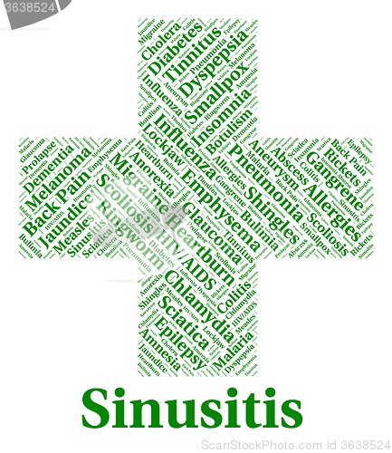 Image of Sinusitis Illness Shows Poor Health And Crs