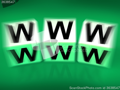 Image of WWW Blocks Displays the World Wide Web