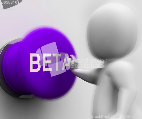 Image of Beta Pressed Shows Software Trials And Versions