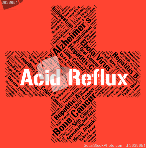Image of Acid Reflux Represents Poor Health And Affliction