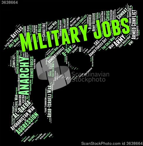 Image of Military Jobs Indicates Armed Forces And Army