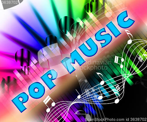 Image of Pop Music Means Sound Tracks And Acoustic