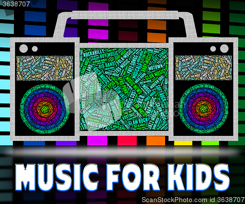 Image of Music For Kids Shows Sound Tracks And Acoustic