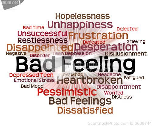 Image of Bad Feeling Shows Ill Will And Animosity