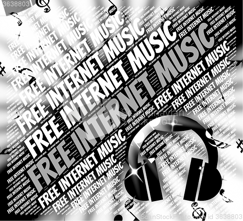 Image of Free Internet Music Represents Sound Track And Acoustic