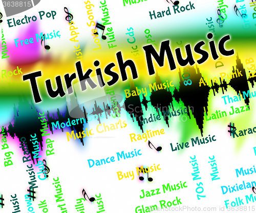 Image of Turkish Music Indicates Central Asian And Arabic